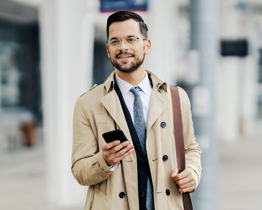 leather luggage trolley bag